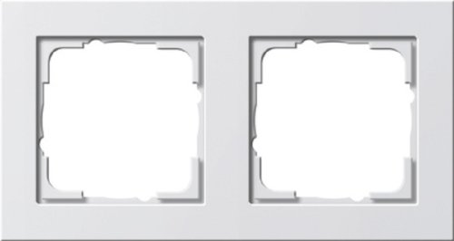 Рамка универсальная Gira E2 2-м. белый матовый картинка